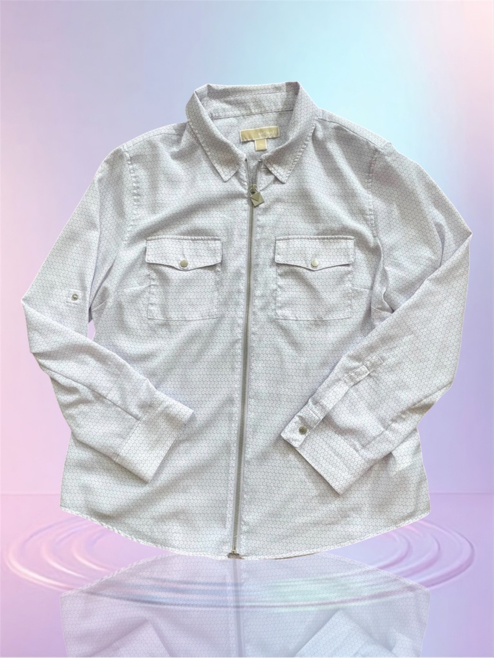 MICHAEL by MICHAEL KORS, versatile zip up top, size XL